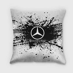 Подушка квадратная Mercedes-Benz: Black Spray