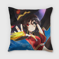 Подушка квадратная Megumin, цвет: 3D-принт