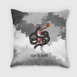 Подушка квадратная Fear the Beard