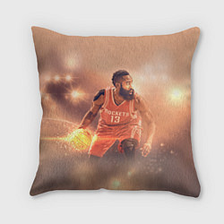 Подушка квадратная NBA Rockets 13, цвет: 3D-принт