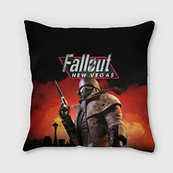 Подушка квадратная Fallout: New Vegas, цвет: 3D-принт