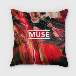 Подушка квадратная MUSE: Red Colours, цвет: 3D-принт