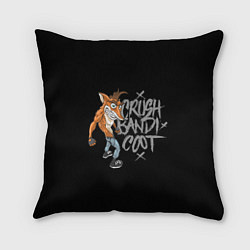 Подушка квадратная Crush Bandicoot