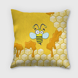 Подушка квадратная Веселая пчелка