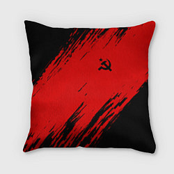 Подушка квадратная USSR: Red Patriot