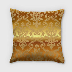 Подушка квадратная Золотой орнамент