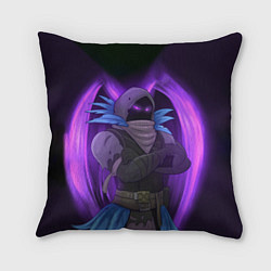 Подушка квадратная Violet Raven, цвет: 3D-принт