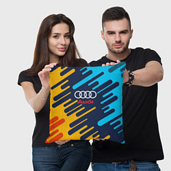 Подушка квадратная Audi: Colour Sport, цвет: 3D-принт — фото 2