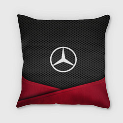 Подушка квадратная Mercedes Benz: Grey Carbon