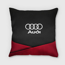 Подушка квадратная Audi: Grey Carbon