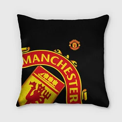 Подушка квадратная FC Man United: Black Exclusive