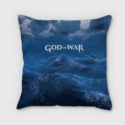 Подушка квадратная God of War: Rage of the waves, цвет: 3D-принт