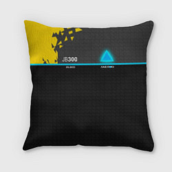 Подушка квадратная JB300 Android, цвет: 3D-принт