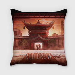 Подушка квадратная R6S: Red Crow, цвет: 3D-принт