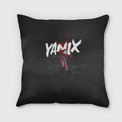 Подушка квадратная YANIX: Black Side, цвет: 3D-принт