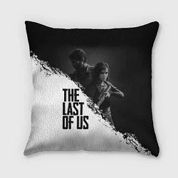 Подушка квадратная The Last of Us: White & Black