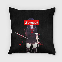 Подушка квадратная Senpai Assassin