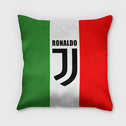 Подушка квадратная Ronaldo Juve Italy, цвет: 3D-принт
