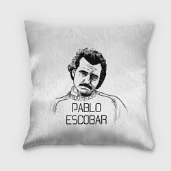 Подушка квадратная Pablo Escobar, цвет: 3D-принт