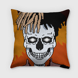 Подушка квадратная XXXtentacion Skull, цвет: 3D-принт