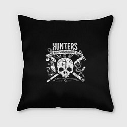 Подушка квадратная Hunters: What Yours is Mine, цвет: 3D-принт