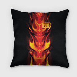 Подушка квадратная PUBG: Hell Flame