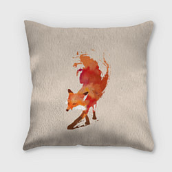 Подушка квадратная Paint Fox