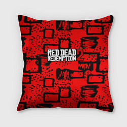 Подушка квадратная Red Dead Redemption 2, цвет: 3D-принт