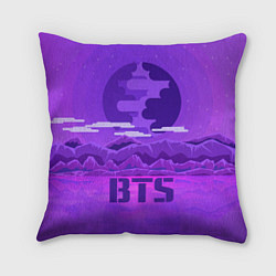 Подушка квадратная BTS: Violet Mountains