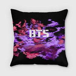 Подушка квадратная BTS: Black & Pink
