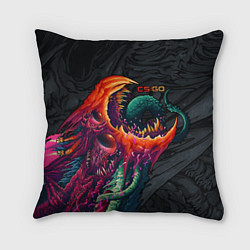 Подушка квадратная CS:GO Hyper Beast Original, цвет: 3D-принт