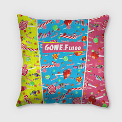 Подушка квадратная GONE Fludd, цвет: 3D-принт