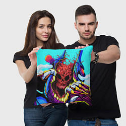 Подушка квадратная CS:GO Hyper Beast, цвет: 3D-принт — фото 2