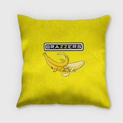 Подушка квадратная Brazzers: Yellow Banana