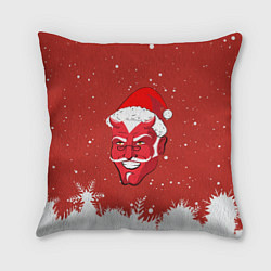 Подушка квадратная Сатана Санта