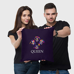 Подушка квадратная Queen: Fan Art, цвет: 3D-принт — фото 2