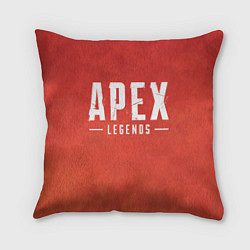 Подушка квадратная Apex Legends: Red Logo, цвет: 3D-принт