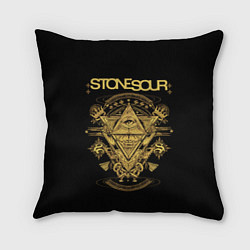 Подушка квадратная Stone Sour, цвет: 3D-принт