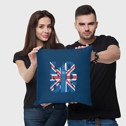 Подушка квадратная London: Great Britain, цвет: 3D-принт — фото 2