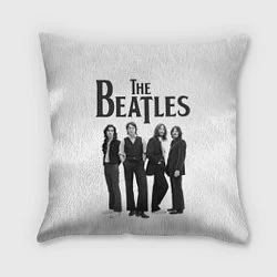 Подушка квадратная The Beatles: White Side