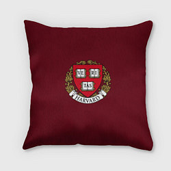 Подушка квадратная Harvard University, цвет: 3D-принт