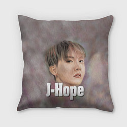 Подушка квадратная BTS J-Hope, цвет: 3D-принт