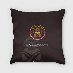 Подушка квадратная ENCE Esports, цвет: 3D-принт
