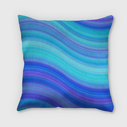 Подушка квадратная Абстракция волны, цвет: 3D-принт