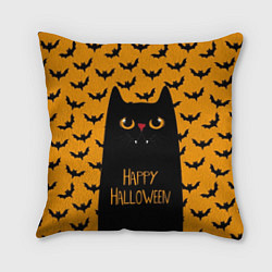 Подушка квадратная Happy Halloween, цвет: 3D-принт