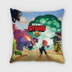 Подушка квадратная Brawl Stars