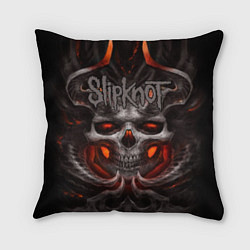 Подушка квадратная Slipknot: Hell Skull, цвет: 3D-принт