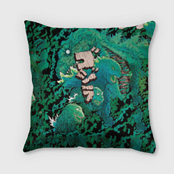 Подушка квадратная Forest Godzilla