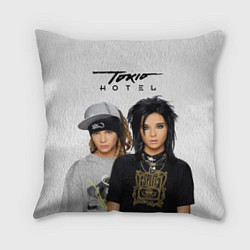 Подушка квадратная Tokio Hotel - poster, цвет: 3D-принт