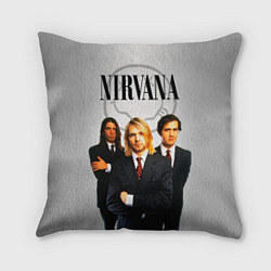 Подушка квадратная Nirvana, цвет: 3D-принт
